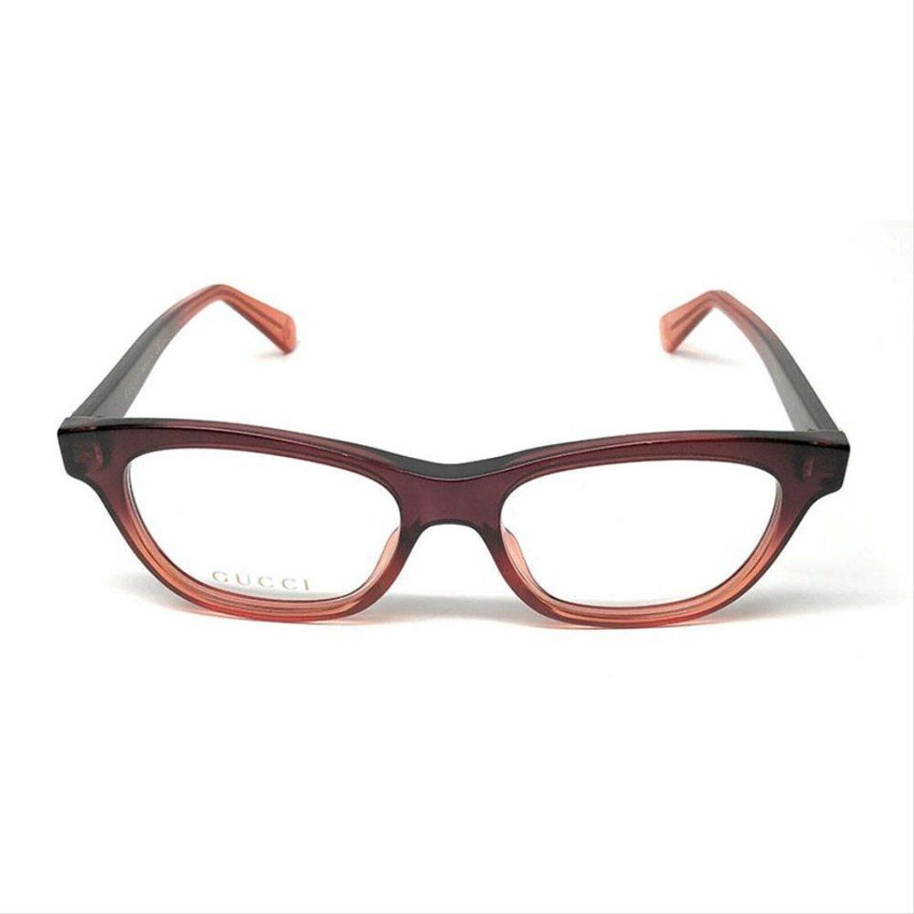 Gucci GG0372O 003 Brown Transparent Authentic Eyeglasses Frame 51-17 - Picture 4 of 5